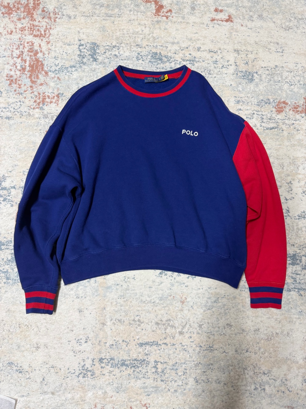Polo Ralph Lauren Varsity Letter Logo Crewneck Sweater for Women